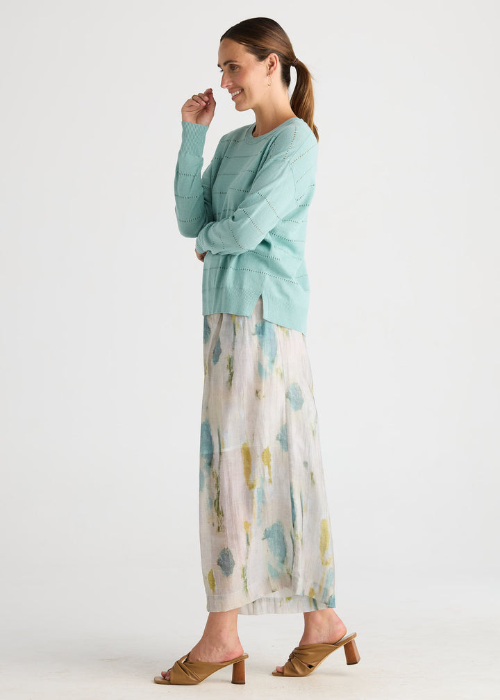 LD & Co Textured Linen Jumper