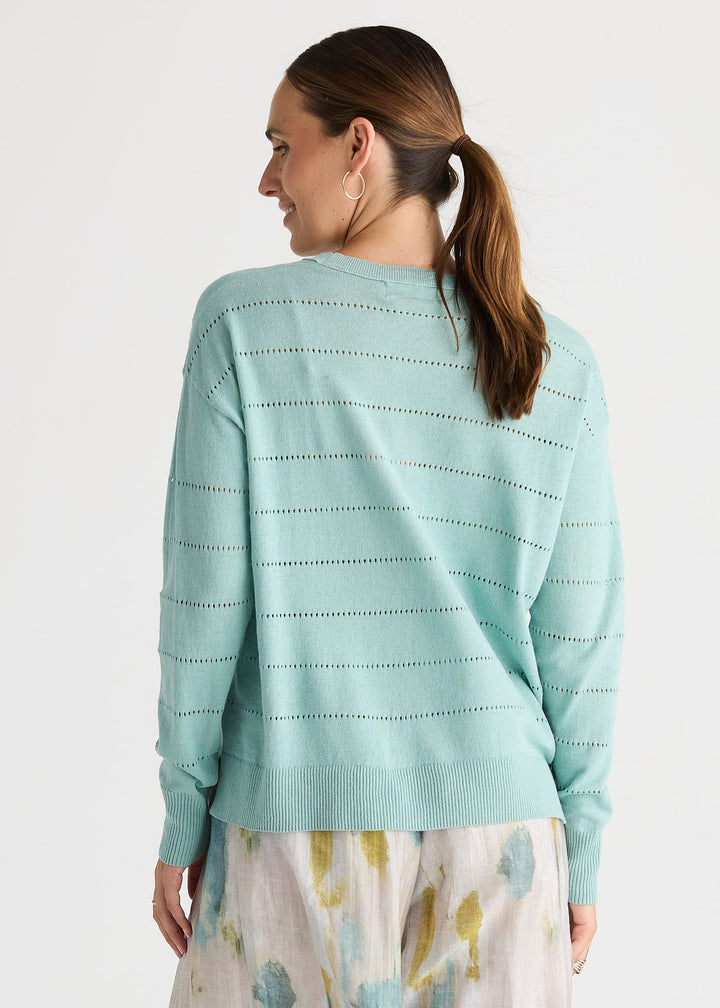 LD & Co Textured Linen Jumper
