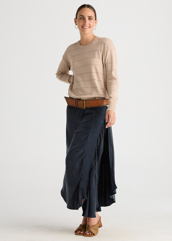 LD & Co Textured Linen Jumper