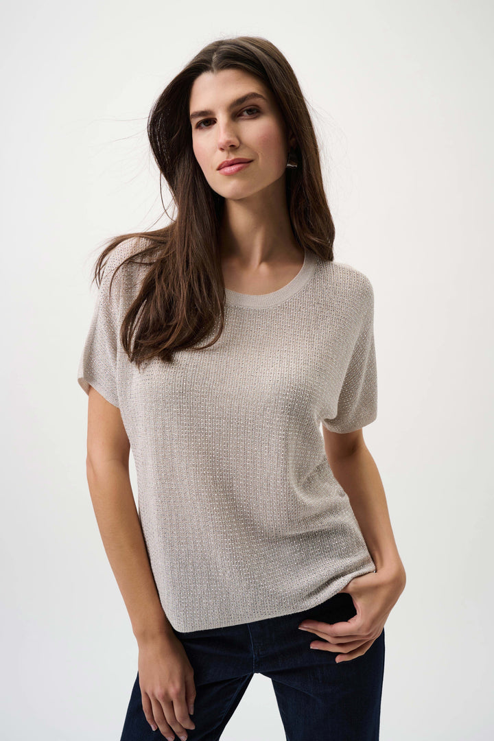 Joseph Ribkoff Metalic T-Shirt