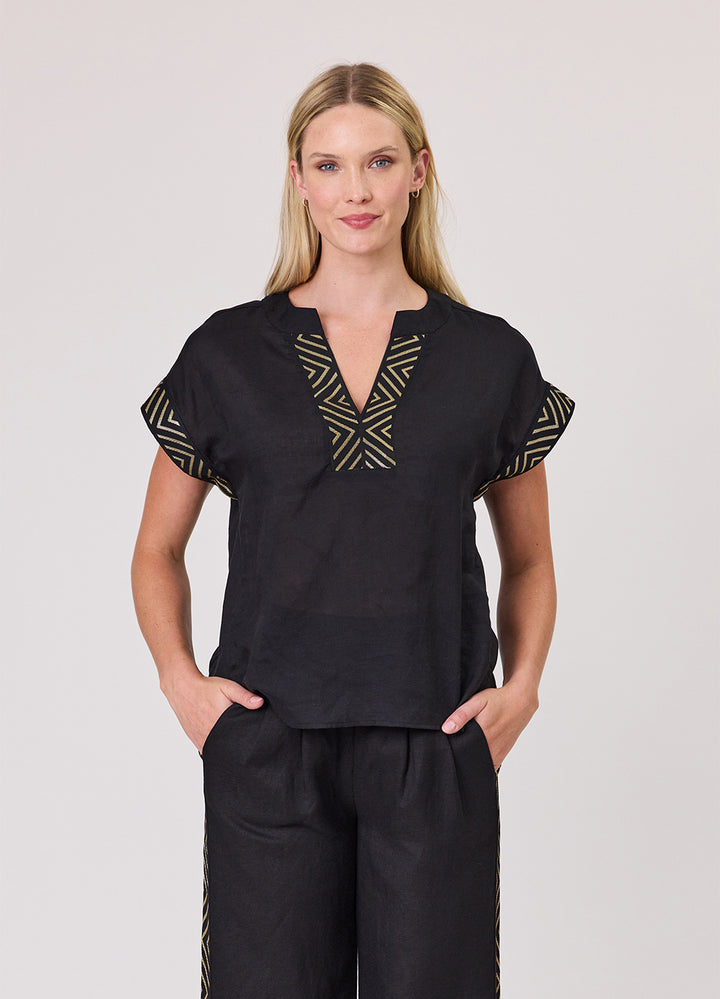 Duo Jasper Shell Top