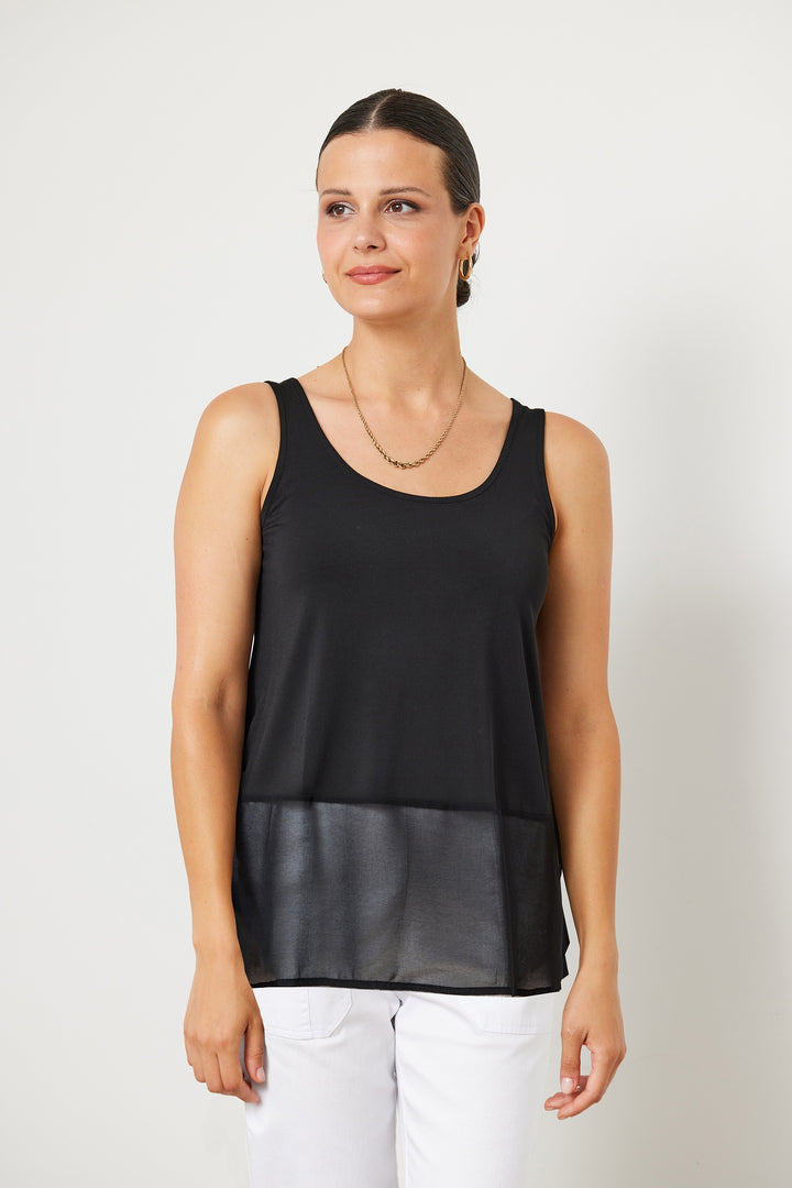 Newport Chiffon Long Singlet