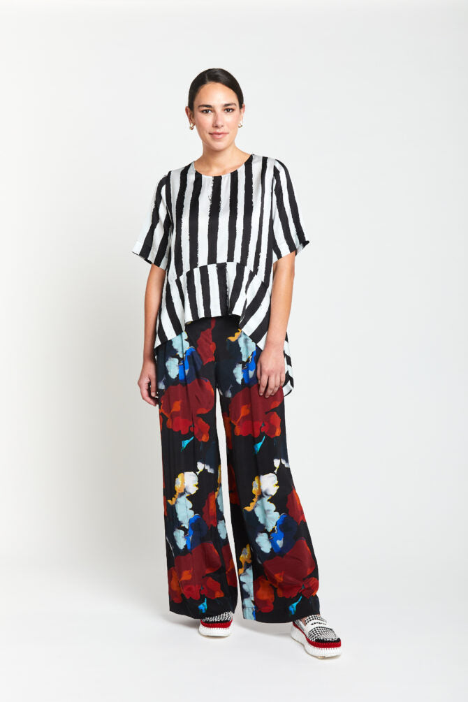 OBI Painterly Drape Top