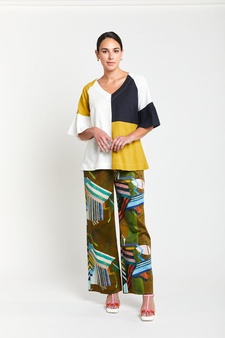 OBI Hudson Patchwork Top