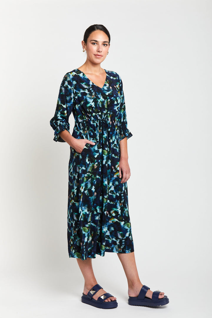 OBI Troubled Water Shift Dress