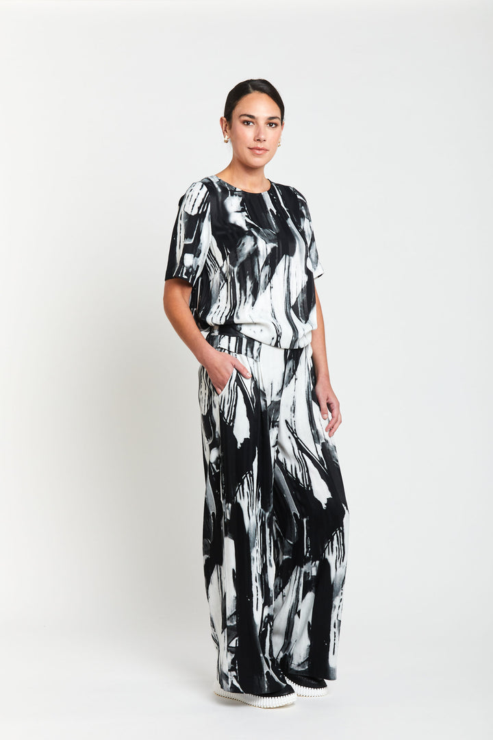 OBI Cityscape Pleat Palazzo
