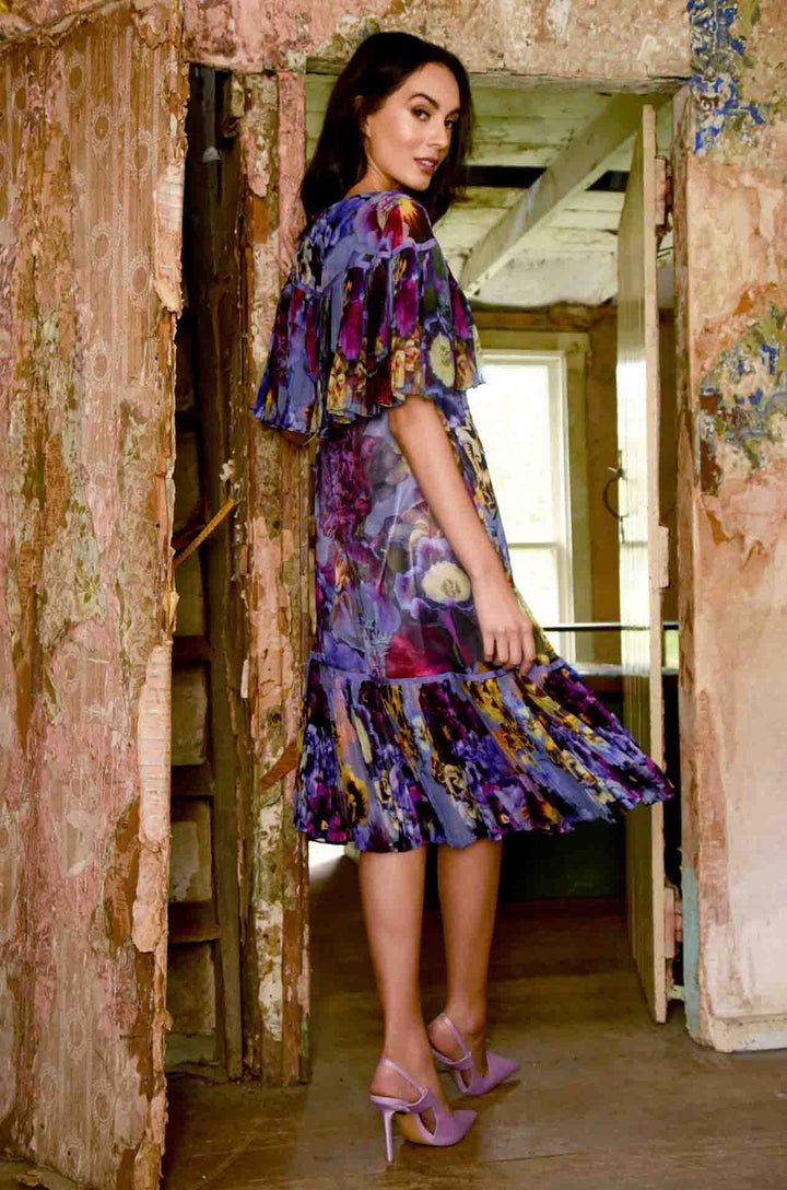 A Pleating Chance Dress