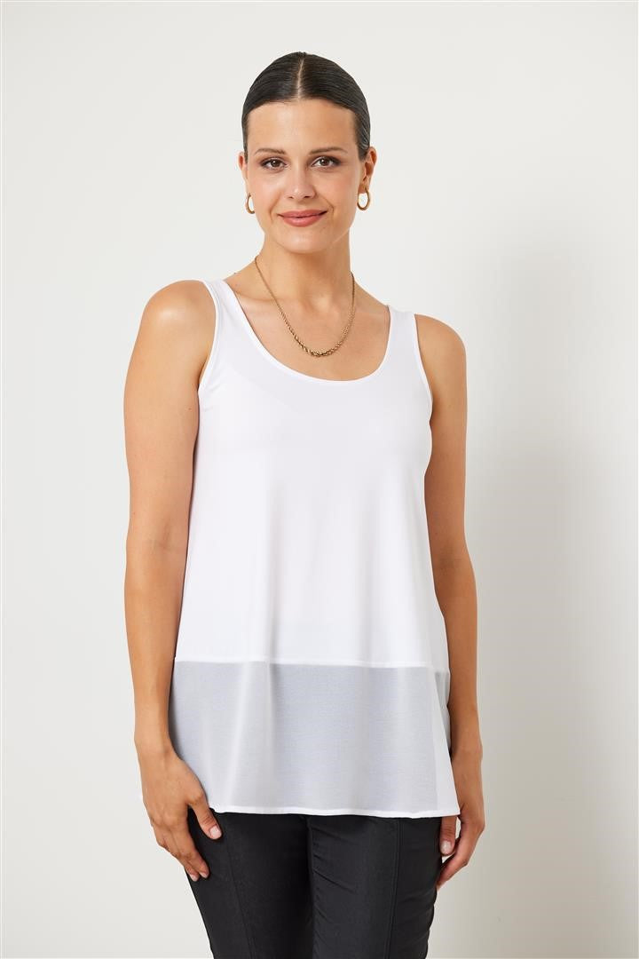 Newport Chiffon Long Singlet