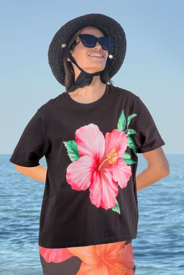 Curate Hibiscus Of Time T-Shirt