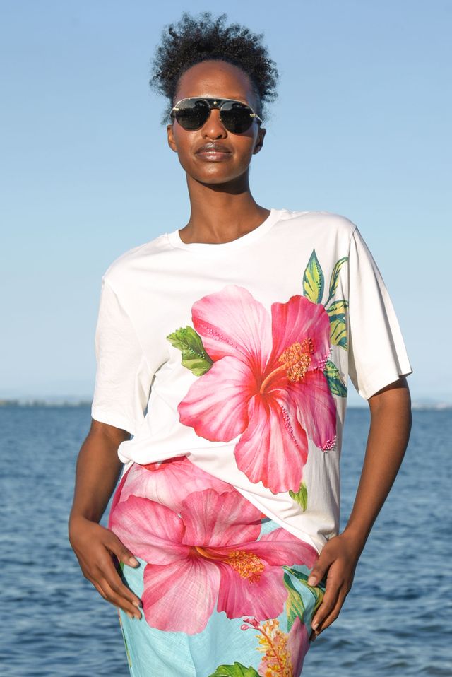 Curate Hibiscus Of Time T-Shirt