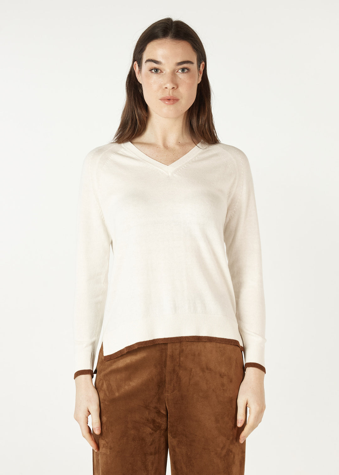 Zaket & Plover Essential V Neck Jumper