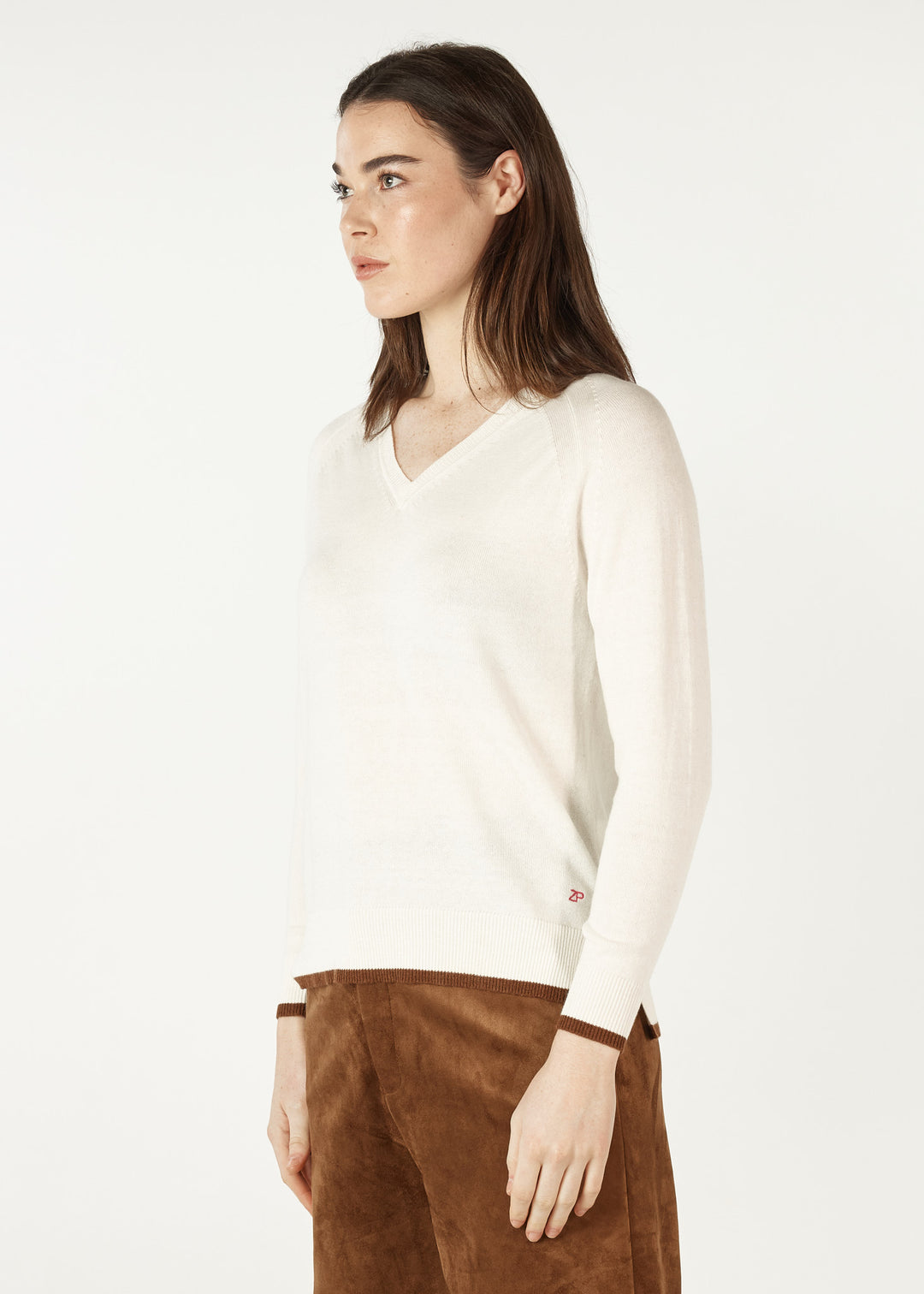 Zaket & Plover Essential V Neck Jumper