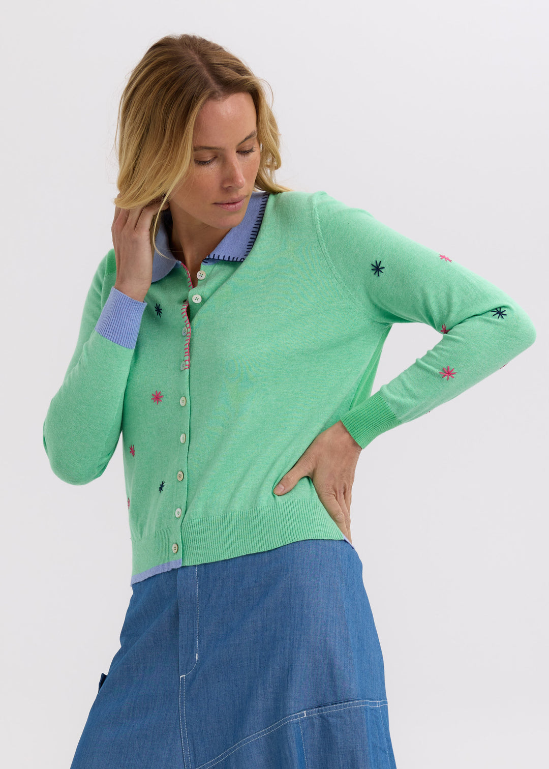 Z&P Blossoms Cardi