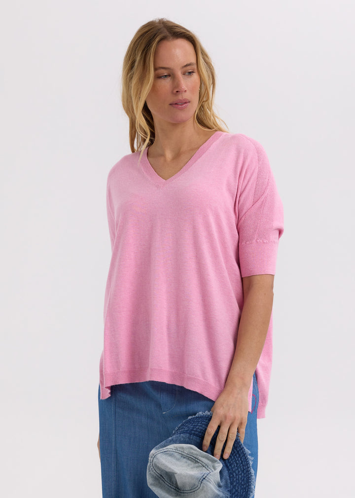 Z&P Pointelle Shoulder Top