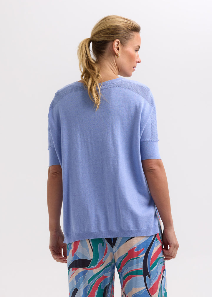 Z&P Pointelle Shoulder Top