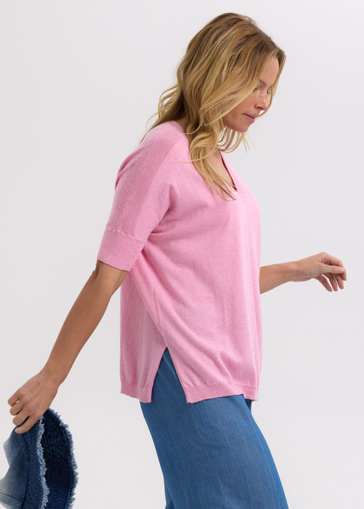 Z&P Pointelle Shoulder Top
