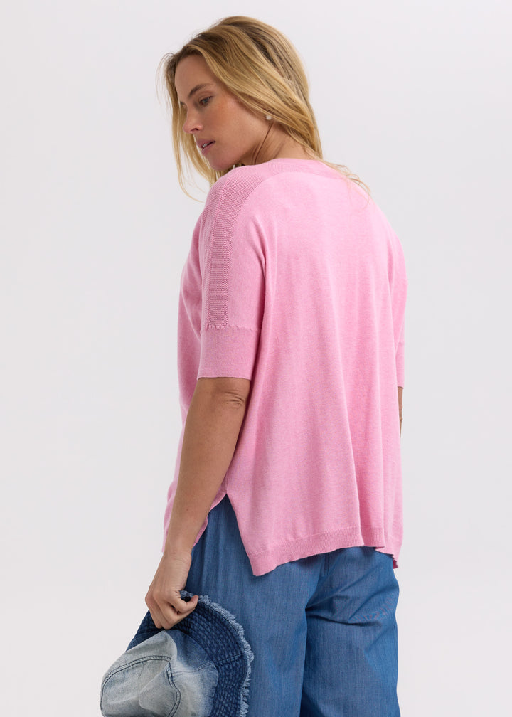Z&P Pointelle Shoulder Top