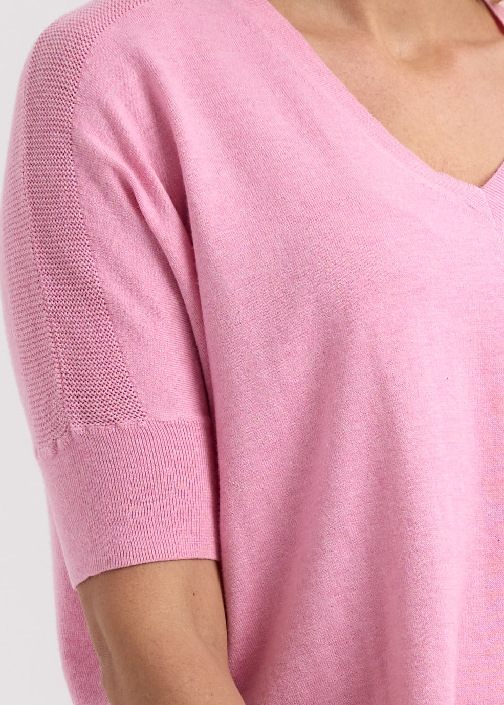 Z&P Pointelle Shoulder Top