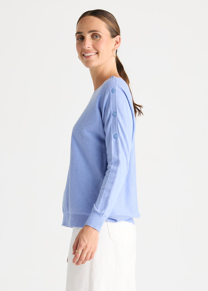 Z&P Button Boat Neck