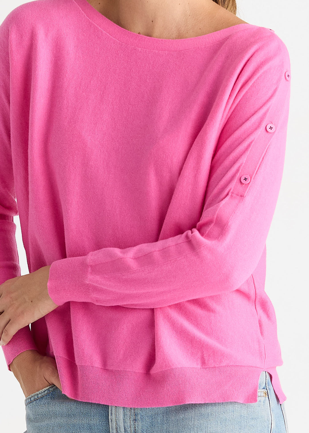 Z&P Button Boat Neck