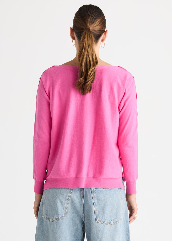 Z&P Button Boat Neck
