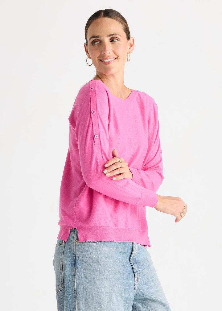 Z&P Button Boat Neck