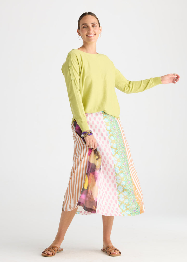 Z&P Button Boat Neck