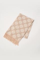 Joseph Ribkoff  Geometric Fringed Scarf