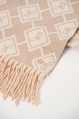 Joseph Ribkoff  Geometric Fringed Scarf