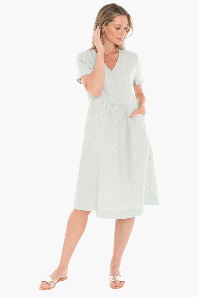 Jump Side Button Dress