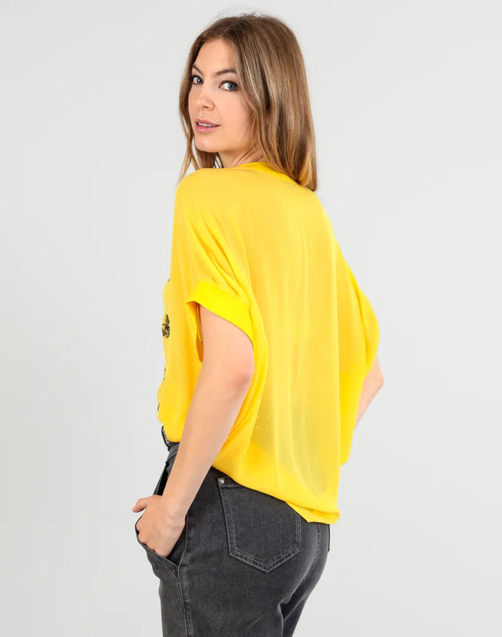 Storm Broken Glass Oversized Tee