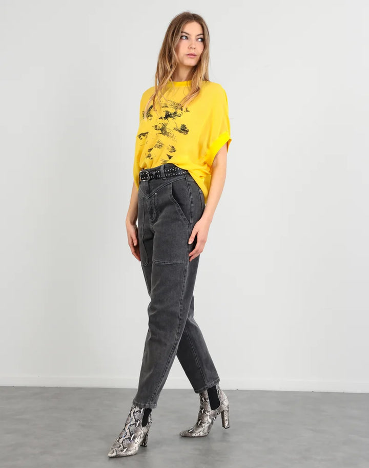 Storm Broken Glass Oversized Tee