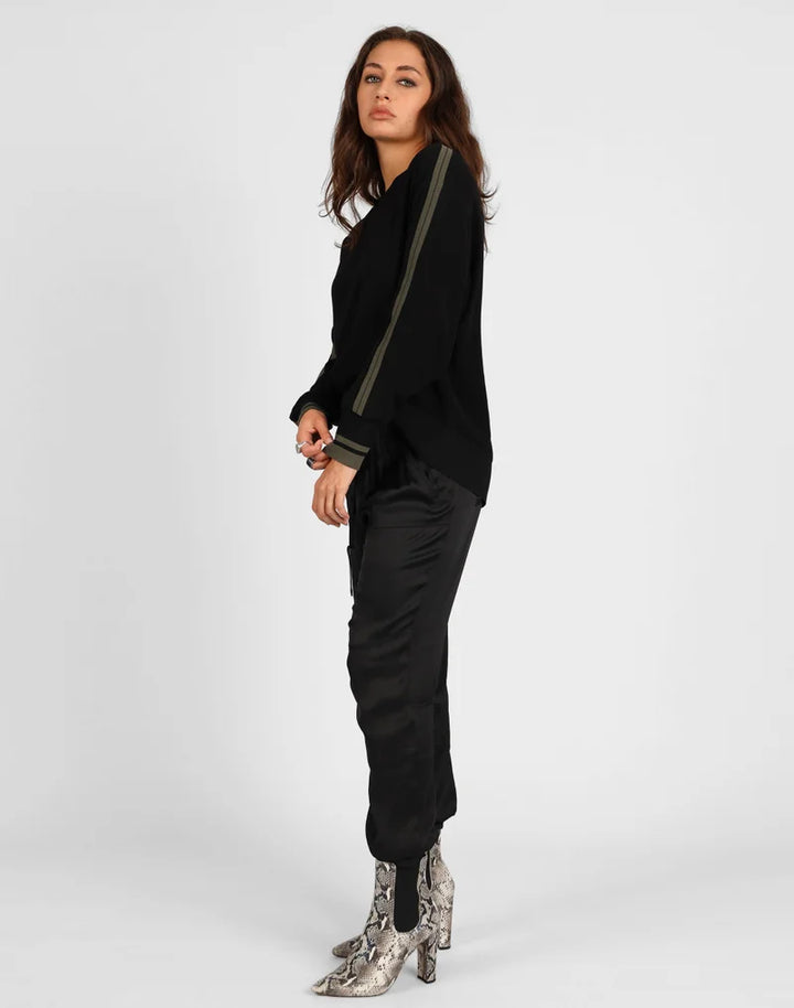 Storm Contrast Rib Top