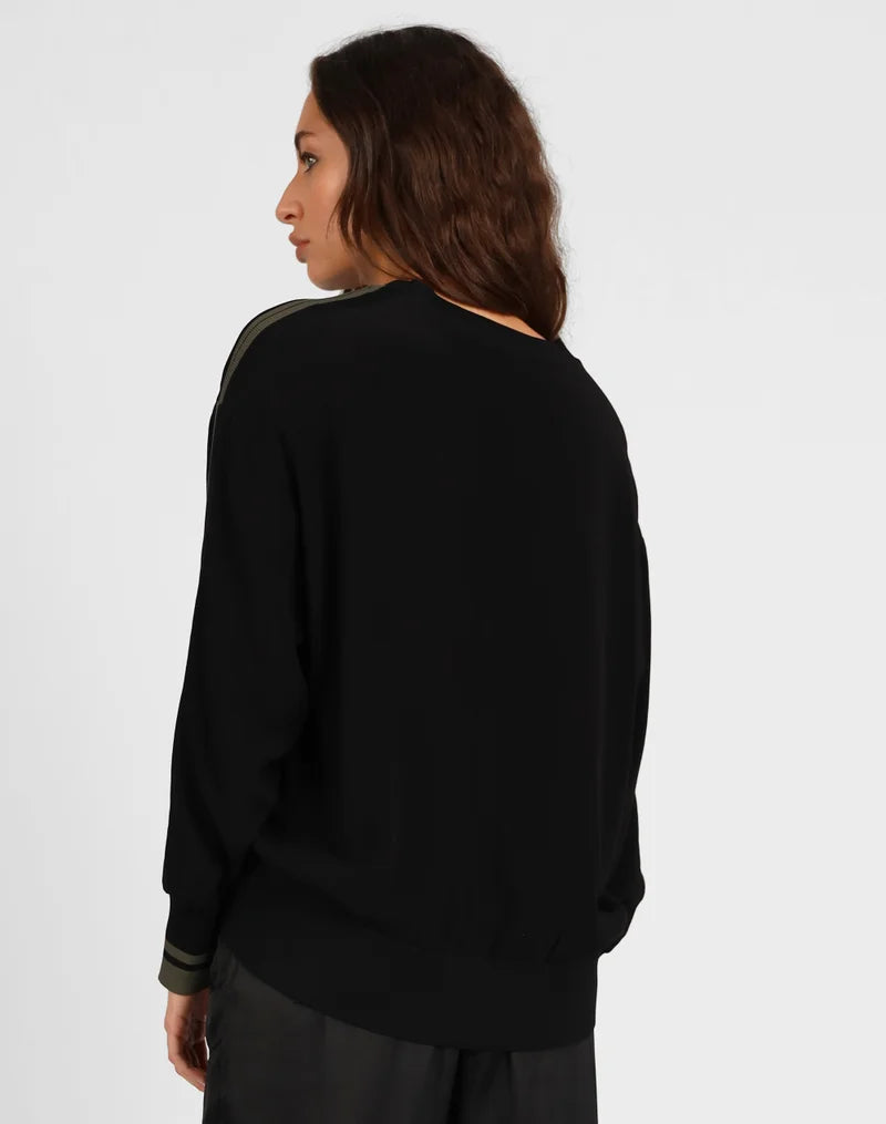 Storm Contrast Rib Top