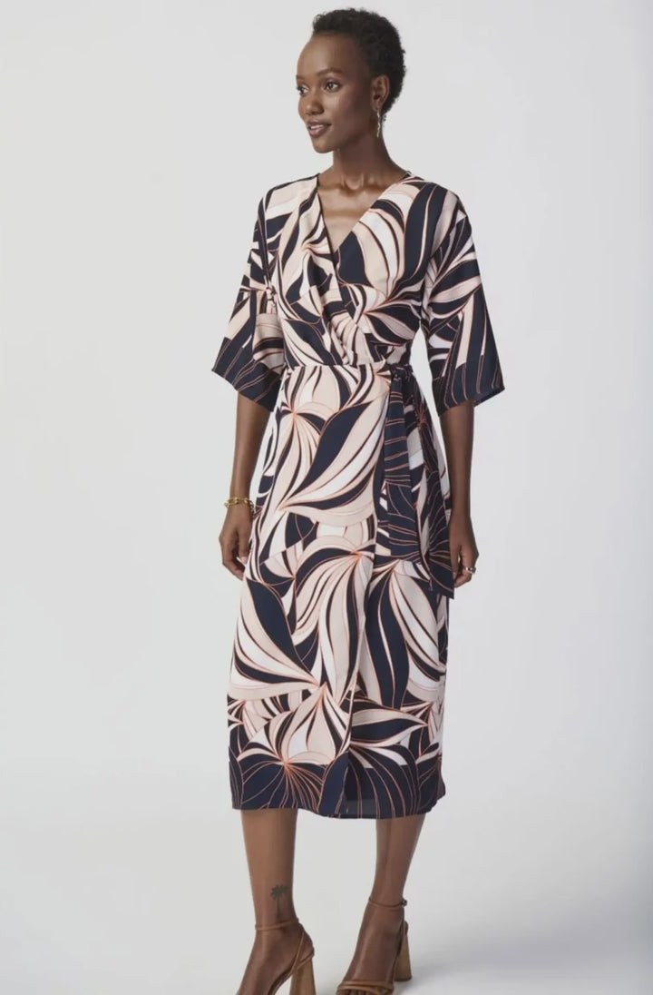 Joseph Ribkoff Midi Wrap Dress