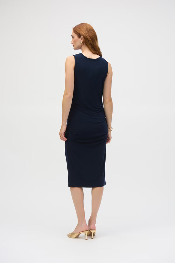Joseph Ribkoff Sheath Draped Dress