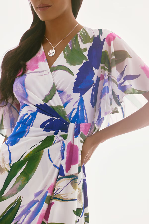 Joseph Ribkoff Floral Wrap Dress