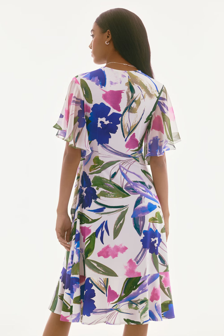 Joseph Ribkoff Floral Wrap Dress