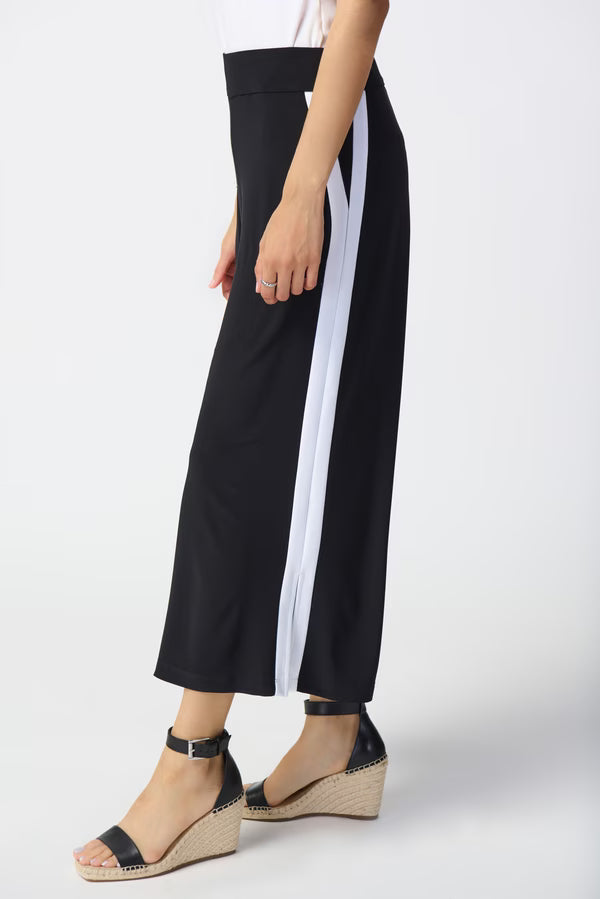 Joseph Ribkoff Stripe Detail Wide Leg