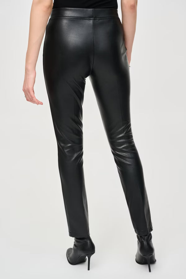 Joseph Ribkoff Leatherette Slim Fit Pants