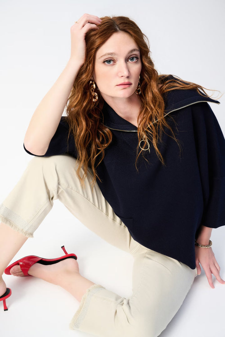 Joseph Ribkoff Collared Sweater