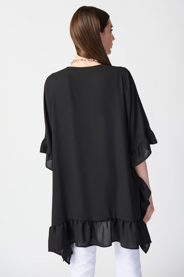 JR Ruffle Sleeve Tunic Top