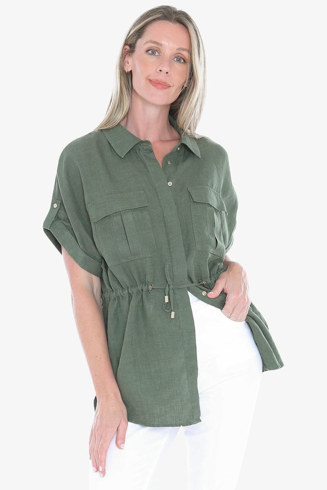 Jump Drawstring Overshirt