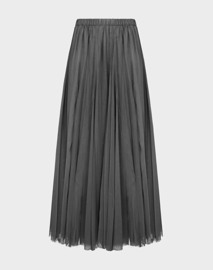 Storm Mesh Godet Skirt