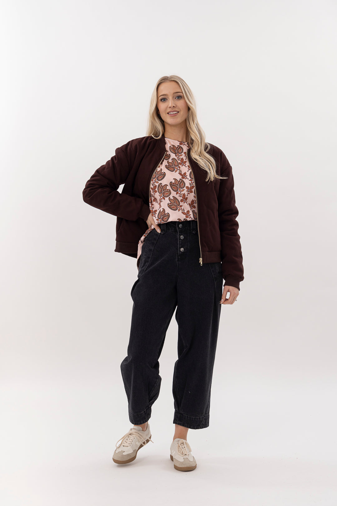 Mi Moso Picard Bomber Plum