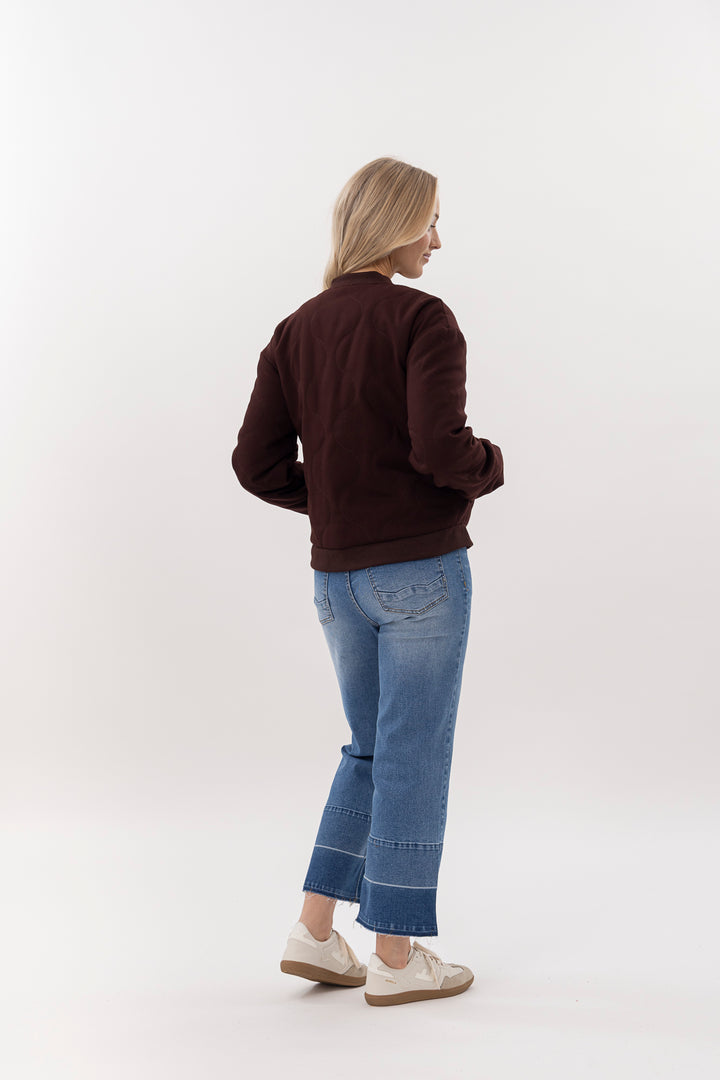 Mi Moso Picard Bomber Plum