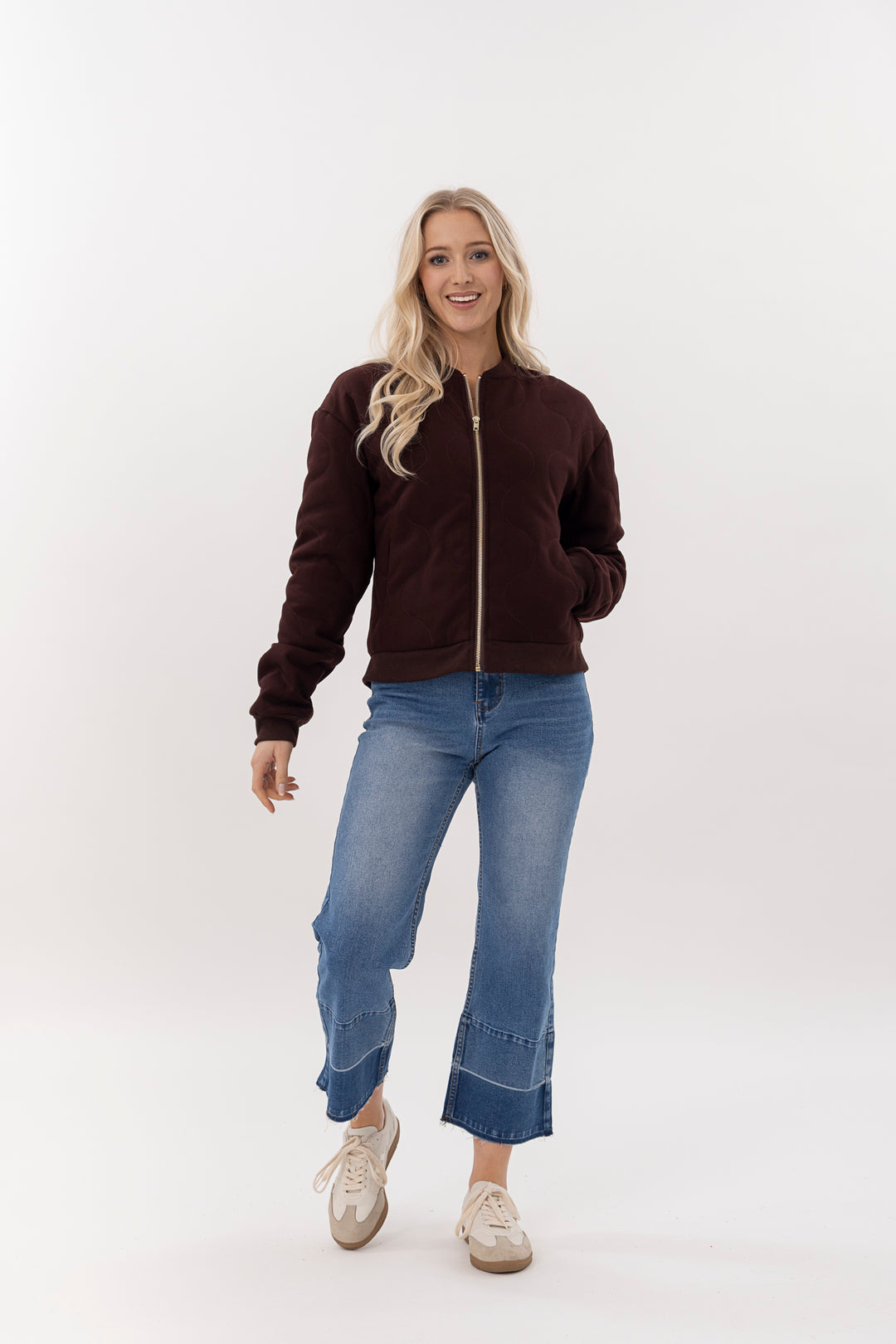 Mi Moso Picard Bomber Plum