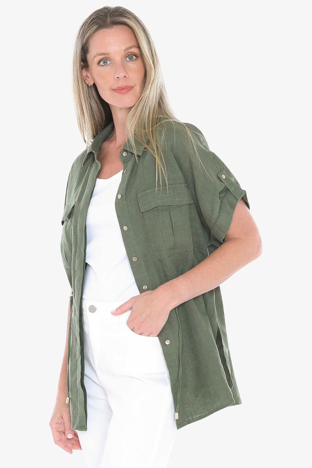 Jump Drawstring Overshirt