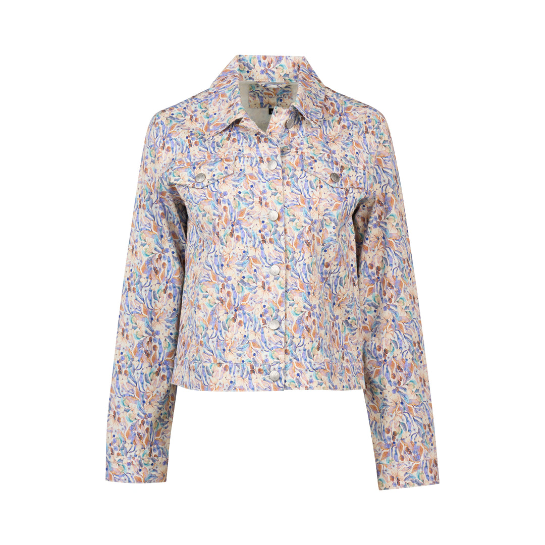 Vassalli Printed Denim Jacket