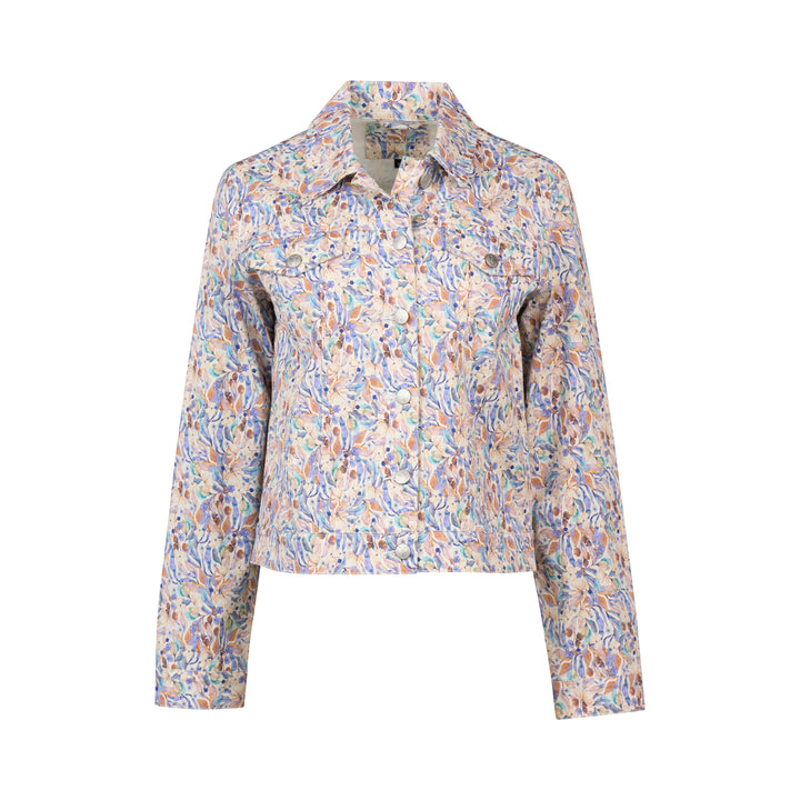 Vassalli Printed Denim Jacket